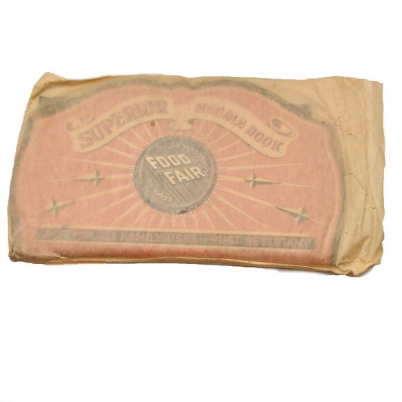 Vintage Food Fair Sewing Needle Book 70 Needles Threader Original Paper -Hey Viv - Picture 7 of 8